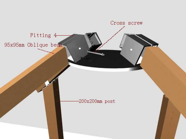disk and diagonal brace