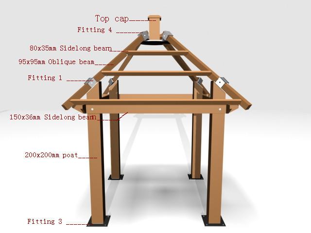  Fixed horizontal beam