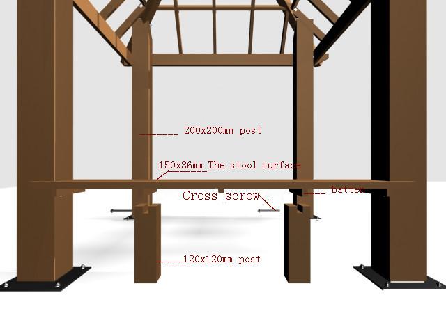  Install the stool board